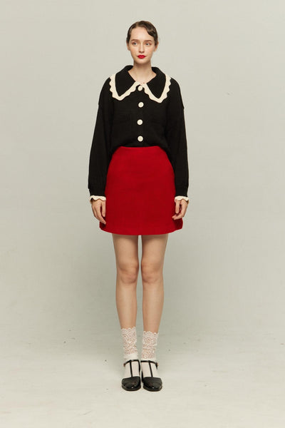《Cast the moon spell》Flare sleeve frilled blouse