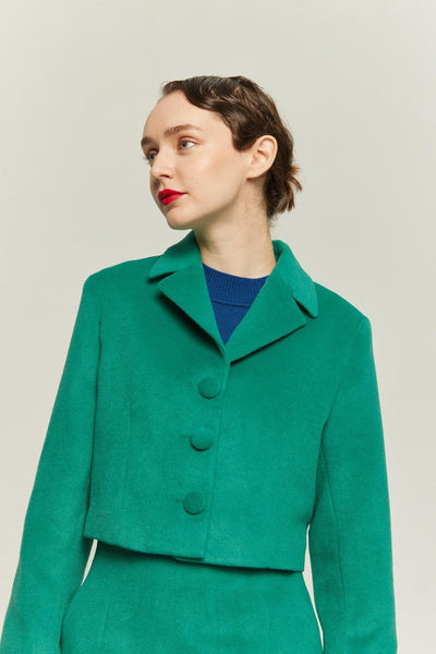 《シャーリーはバンドのボーカル》ショートジャケット-Green