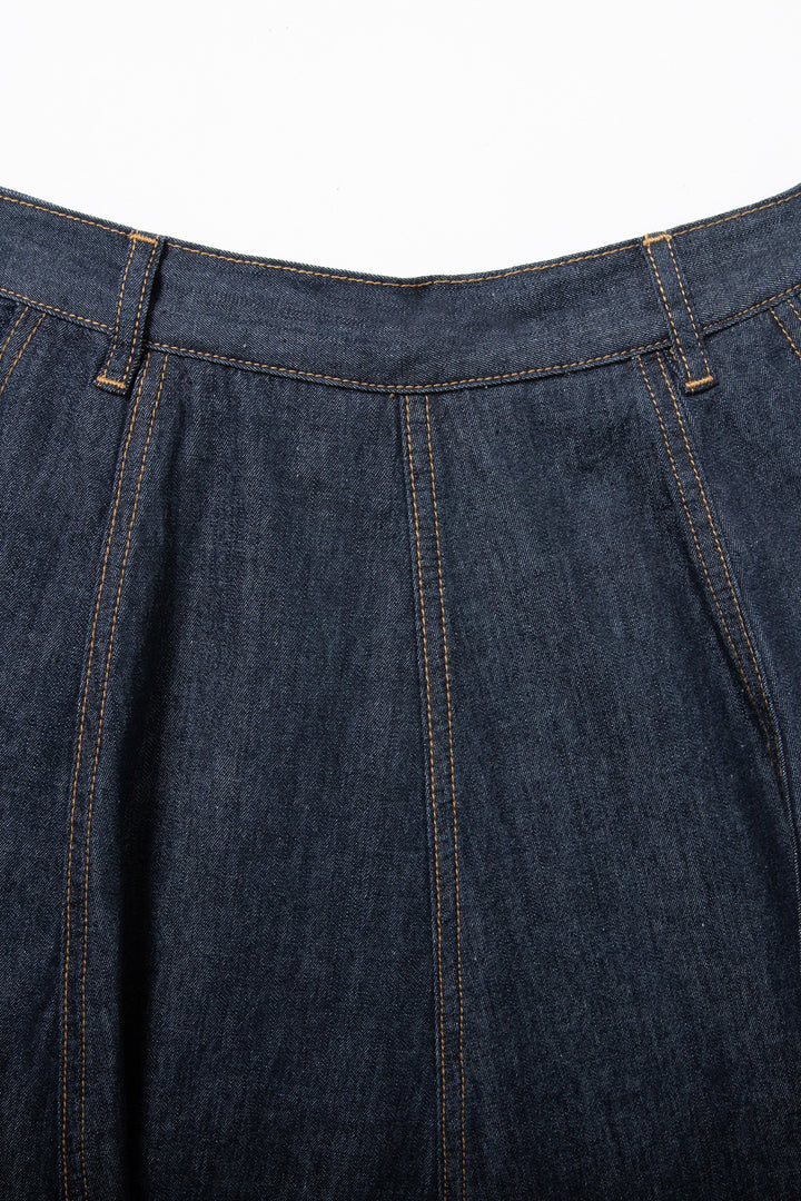 《もうひとつのダイアリー》デニムスカート-Navy
