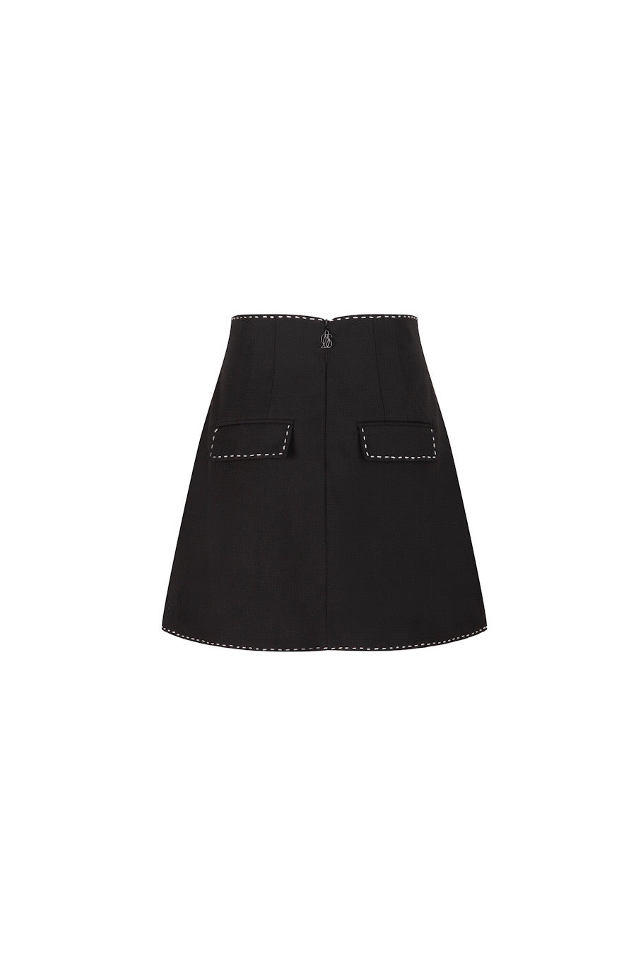 《Helen Doesn't Eat Sweets》High Waist Skirt Black