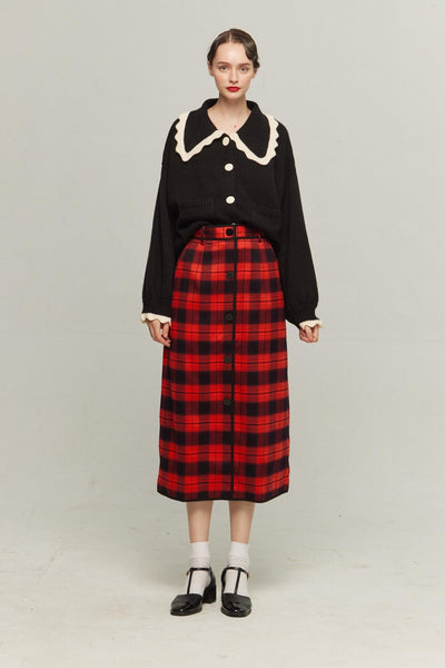 《Cast the moon spell》Flare sleeve frilled blouse