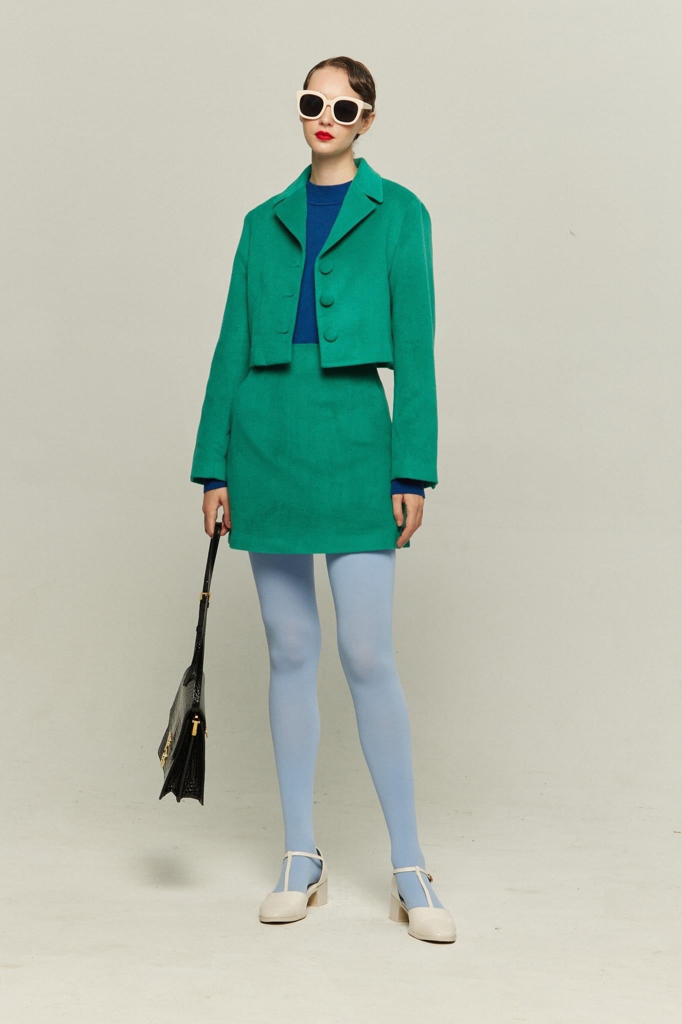 《シャーリーはバンドのボーカル》ショートジャケット-Green