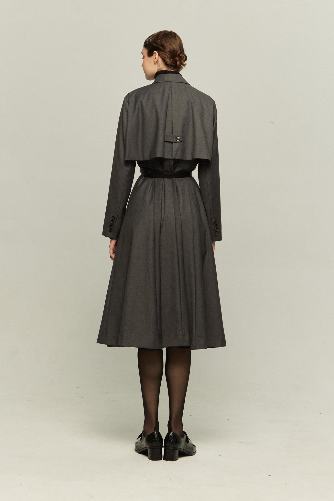 賞金100万円》インバネスコートドレス-Gray – Tnewties