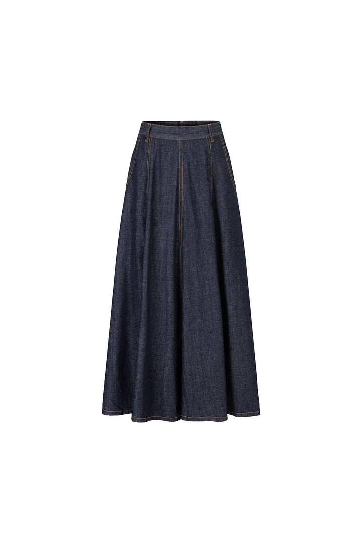 《もうひとつのダイアリー》デニムスカート-Navy