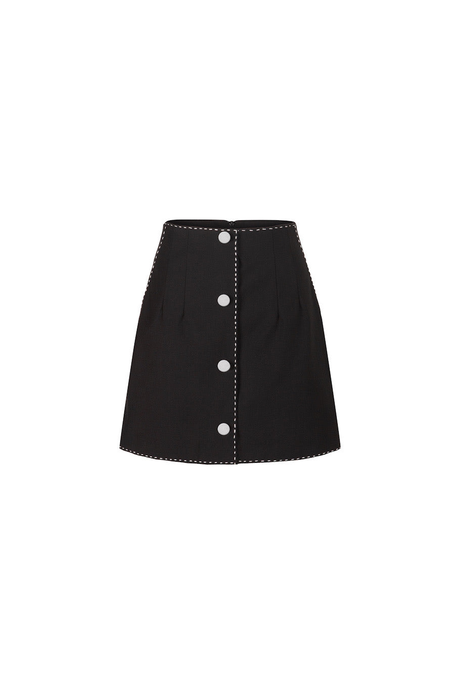 《Helen Doesn't Eat Sweets》High Waist Skirt Black