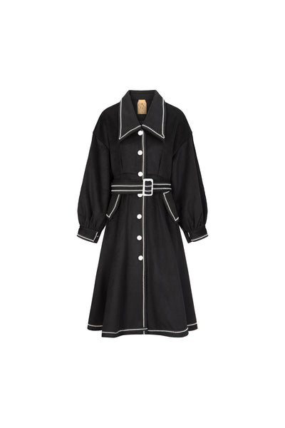 【Pre-order】《Tonight's show》Petal collar coat