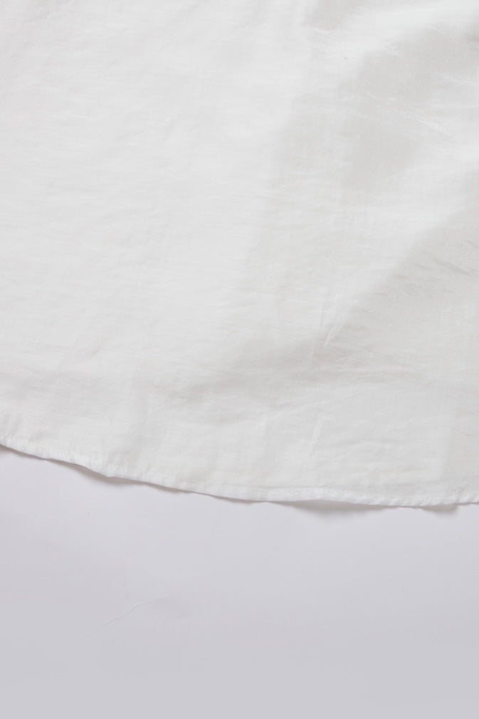 《トレヴィの泉に財布を落としちゃった》リボンブラウス-White