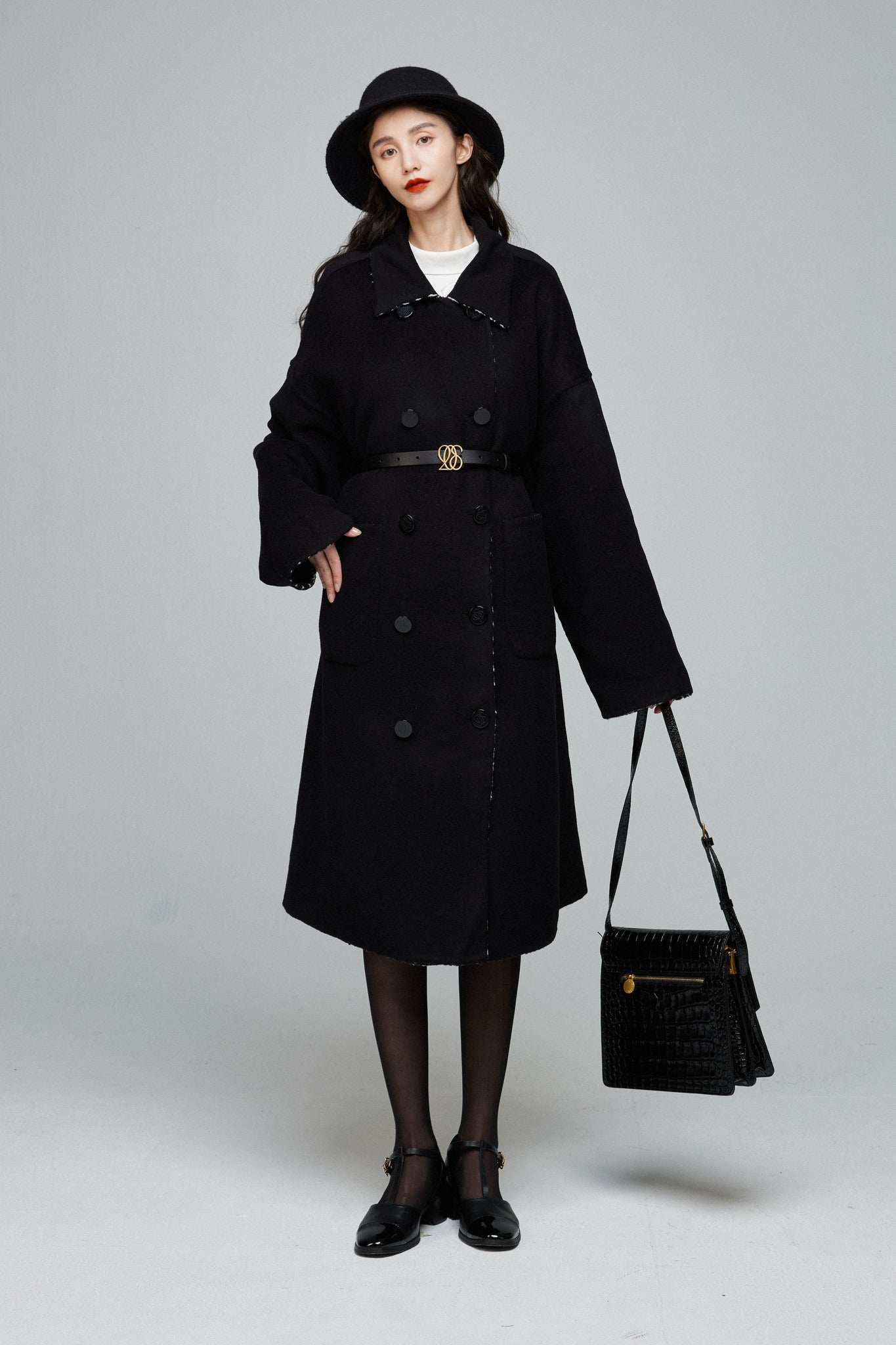 口角にほくろがある彼女》リバーシブル2WAYコート – Tnewties