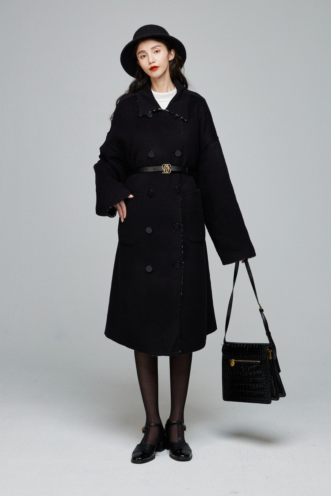 口角にほくろがある彼女》リバーシブル2WAYコート – Tnewties